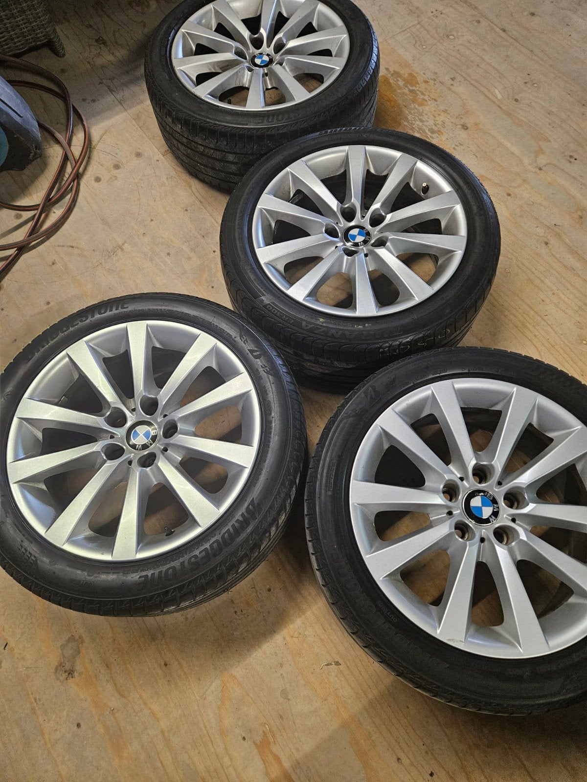 bmw 5 serie f10 f11  5x120 18 zomer 328 styl velgen, 18 inch, 245 mm, Velg(en), Ophalen of Verzenden