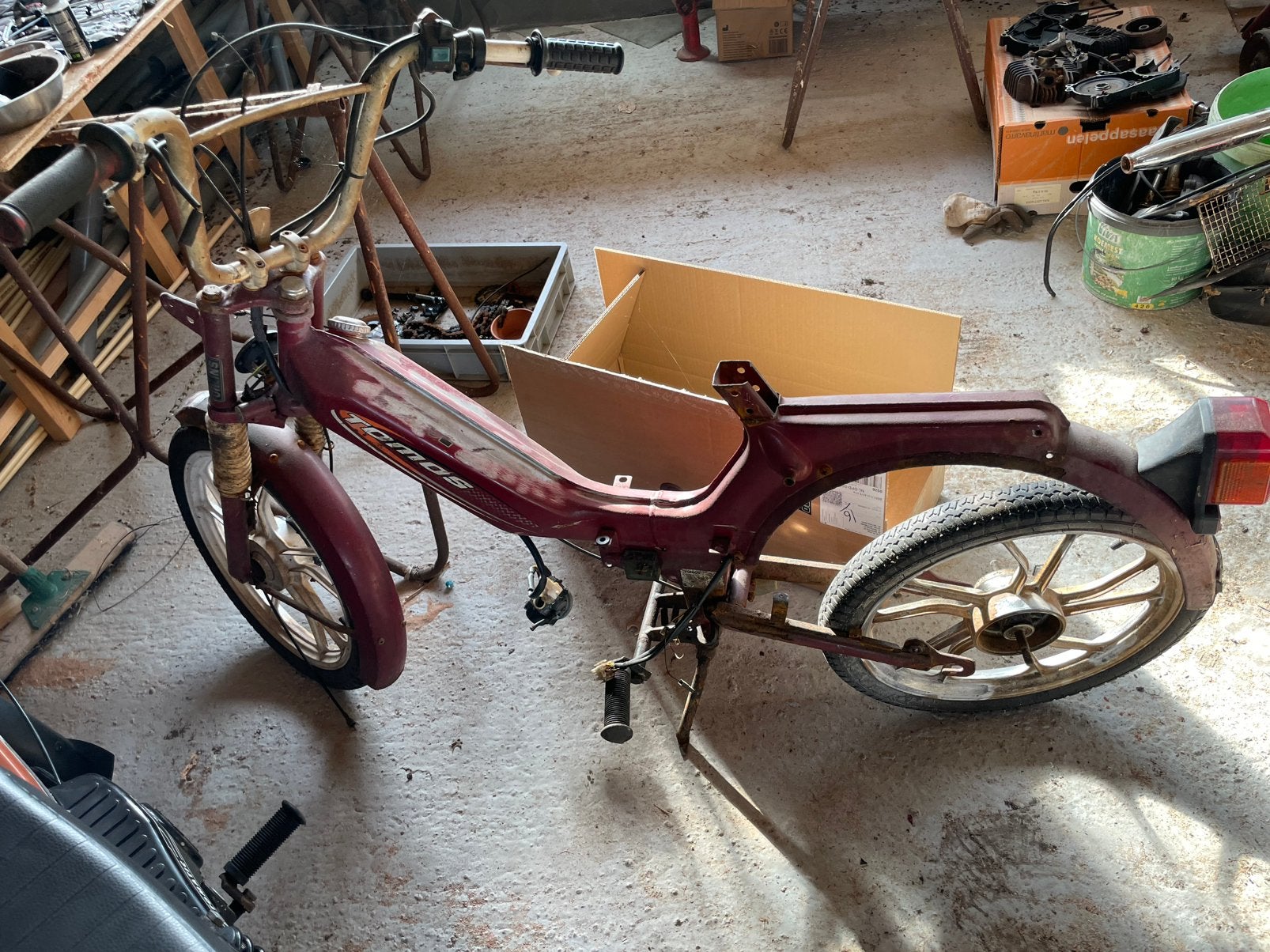 Tomos frame A3, Fietsen en Brommers, Ophalen, Gebruikt