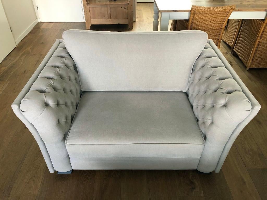 Loveseat Olav Queen 140 cm (zo goed als nieuw), Ophalen, Gebruikt, Tweepersoons, 75 tot 100 cm