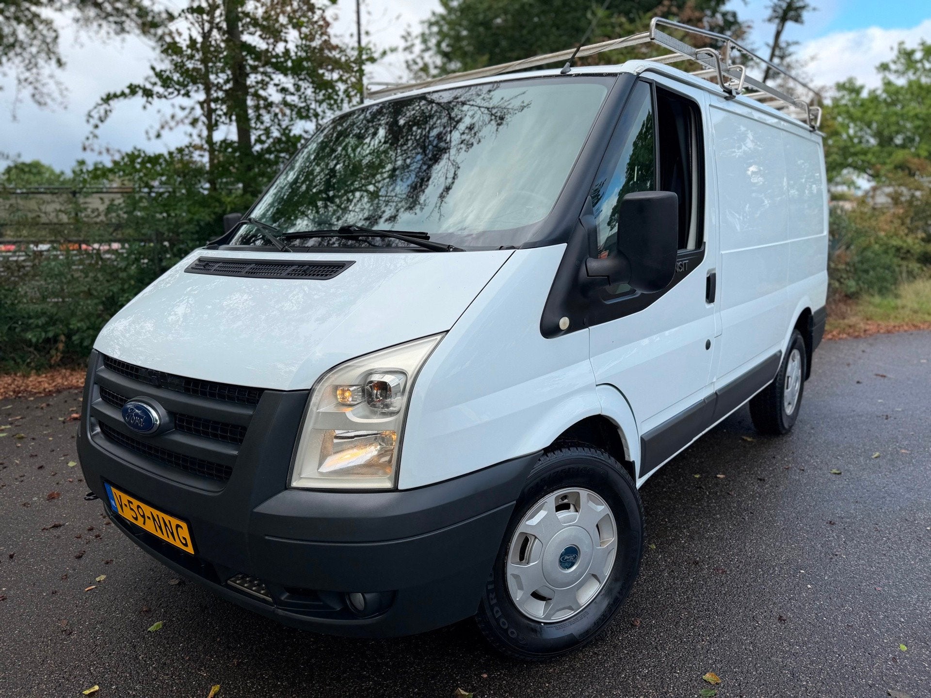 Ford TRANSIT 330S 2.3-16V BENZINE ! AIRCO ! MARGE-AUTO ! NIE, Auto's, Bestelauto's, Dealer onderhouden, Gebruikt, Bedrijf, Handgeschakeld