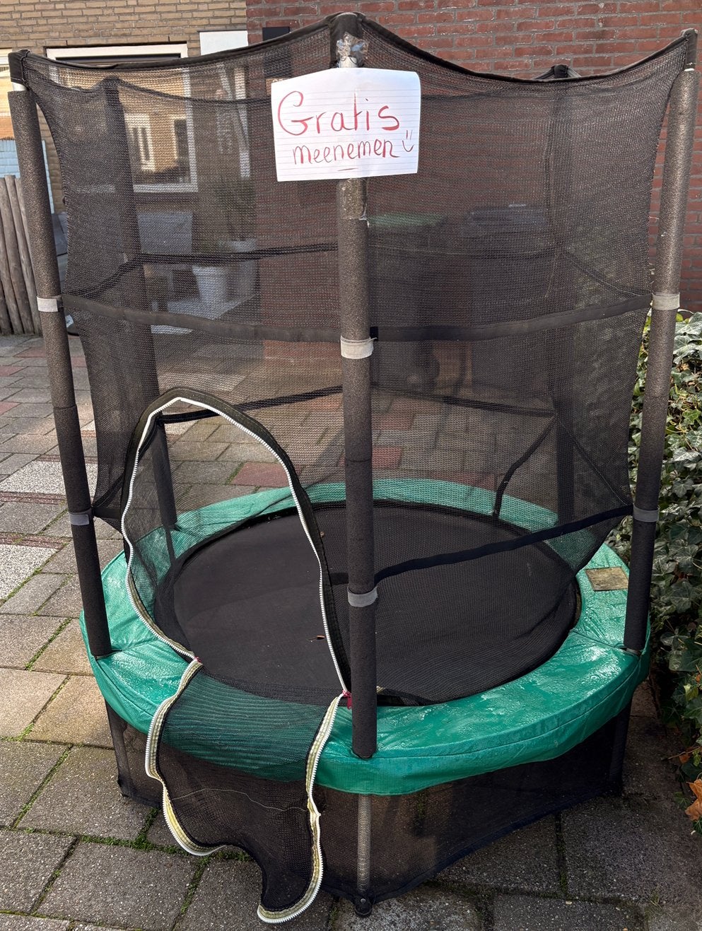 Trampoline gratis af te halen