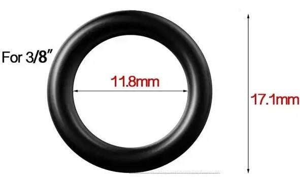 rubber ringen voor hoge druk reinigers 10 voor € 2,50 op=op, Ophalen of Verzenden, Nieuw, Elektrisch