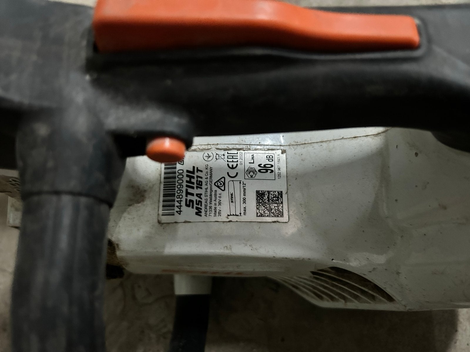 Stihl MSA 161 T Accu Kettingzaag (excl. accu), Doe-het-zelf en Verbouw, Gereedschap | Zaagmachines, Gebruikt, Kettingzaag, Ophalen of Verzenden
