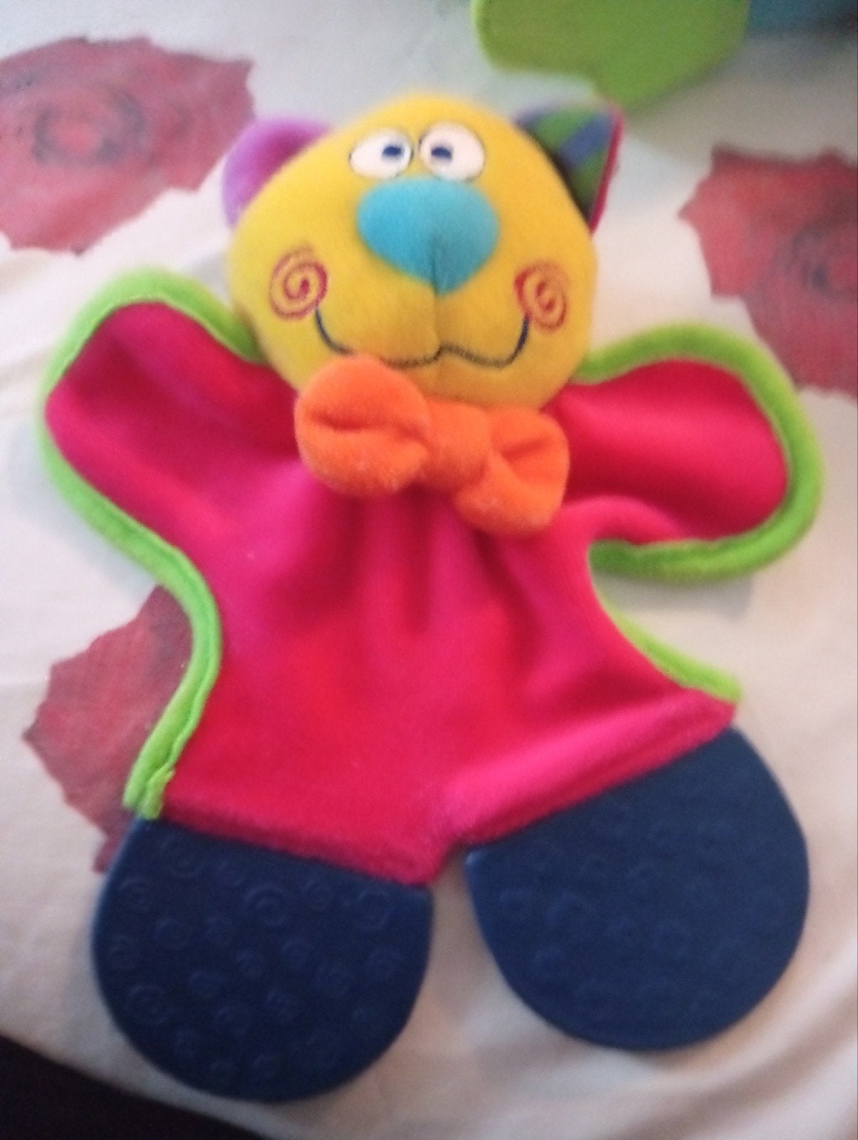 Vrolijke bijtring/knuffel voor baby's, Ophalen of Verzenden