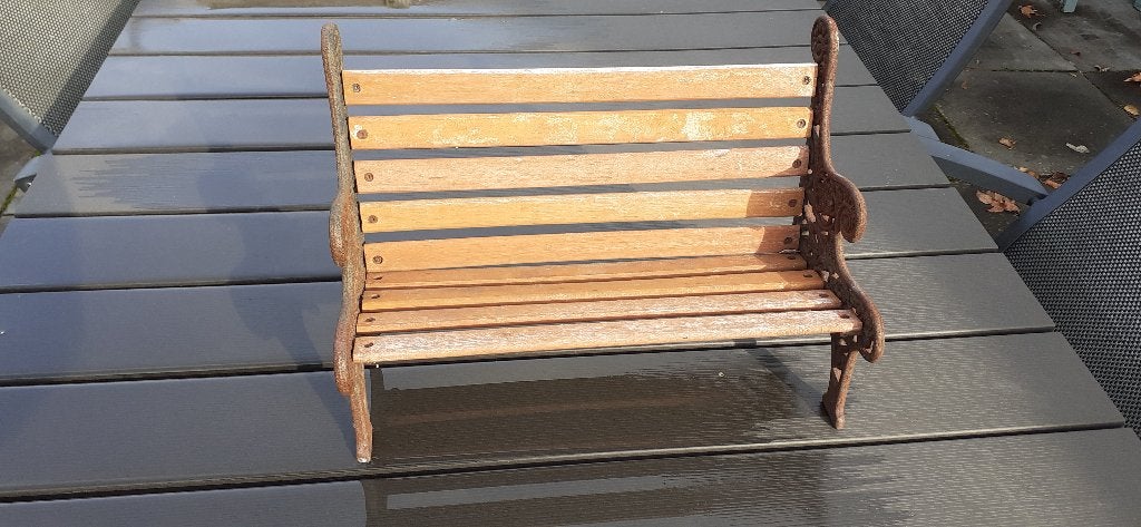 Leuk klein bankje, Gebruikt, Minder dan 75 cm, Tweepersoons, Ophalen of Verzenden