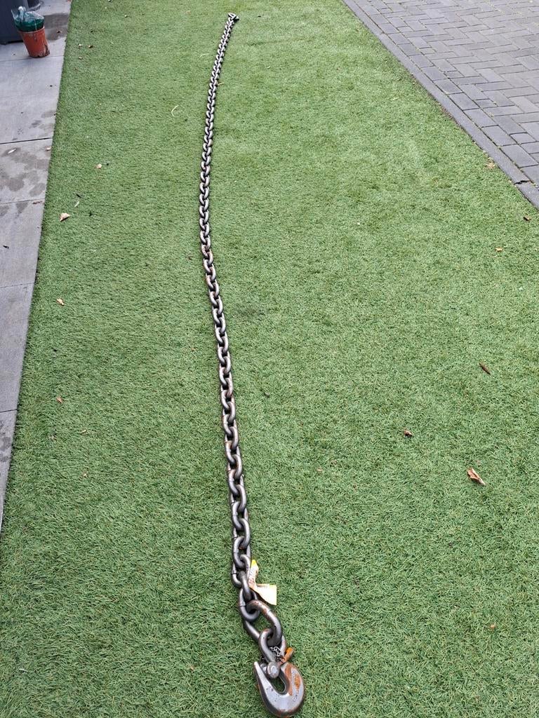 sleepketting met haak 5/8" 16 MM  sleepkabel 4.3 meter, Doe-het-zelf en Verbouw, Ophalen, 250 mm of meer