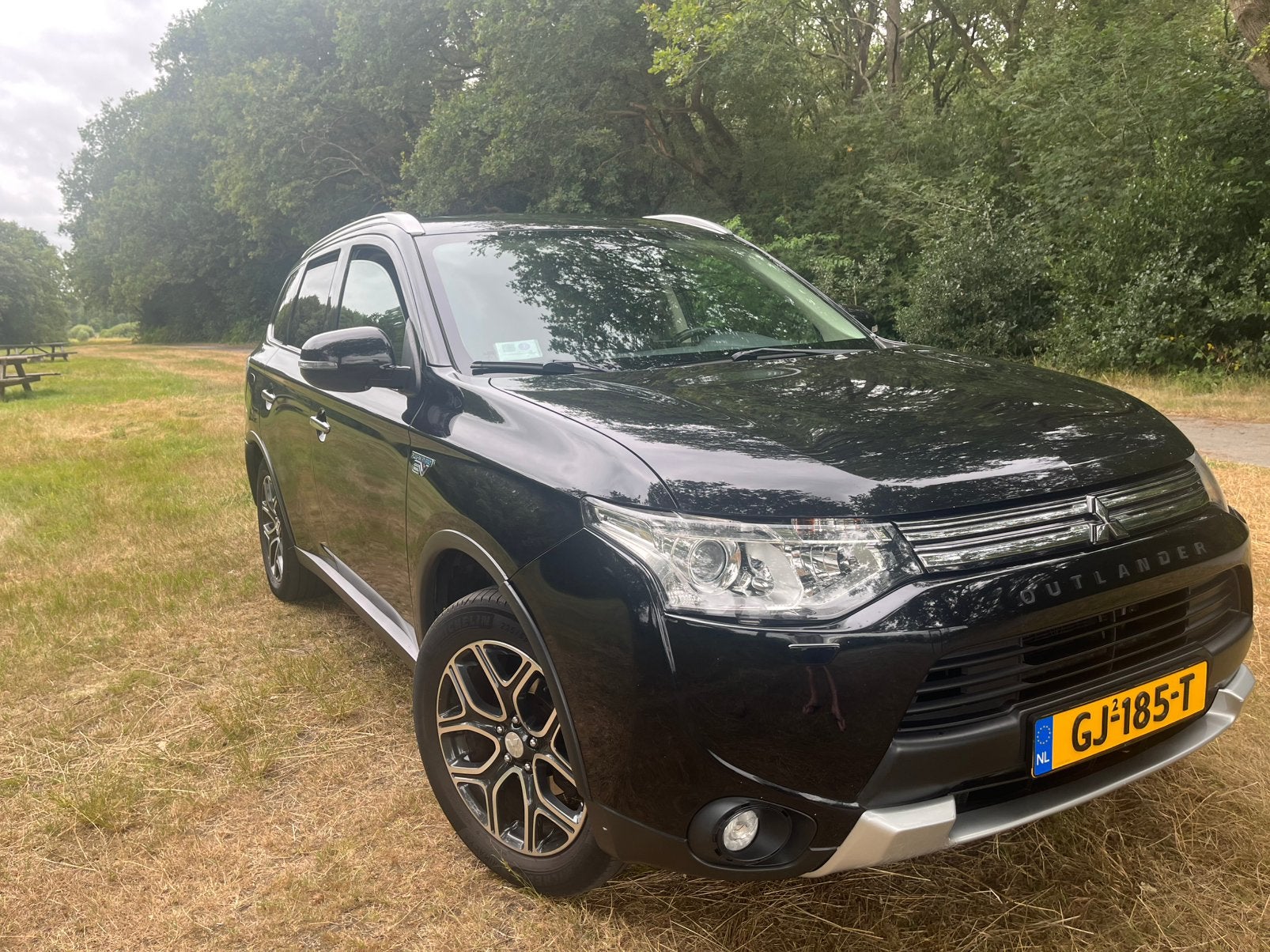 Mitsubishi Outlander 2.0 Phev 4WD CVT 5P 2015 Zwart, 1998 cc, Outlander, Zwart, Zwart