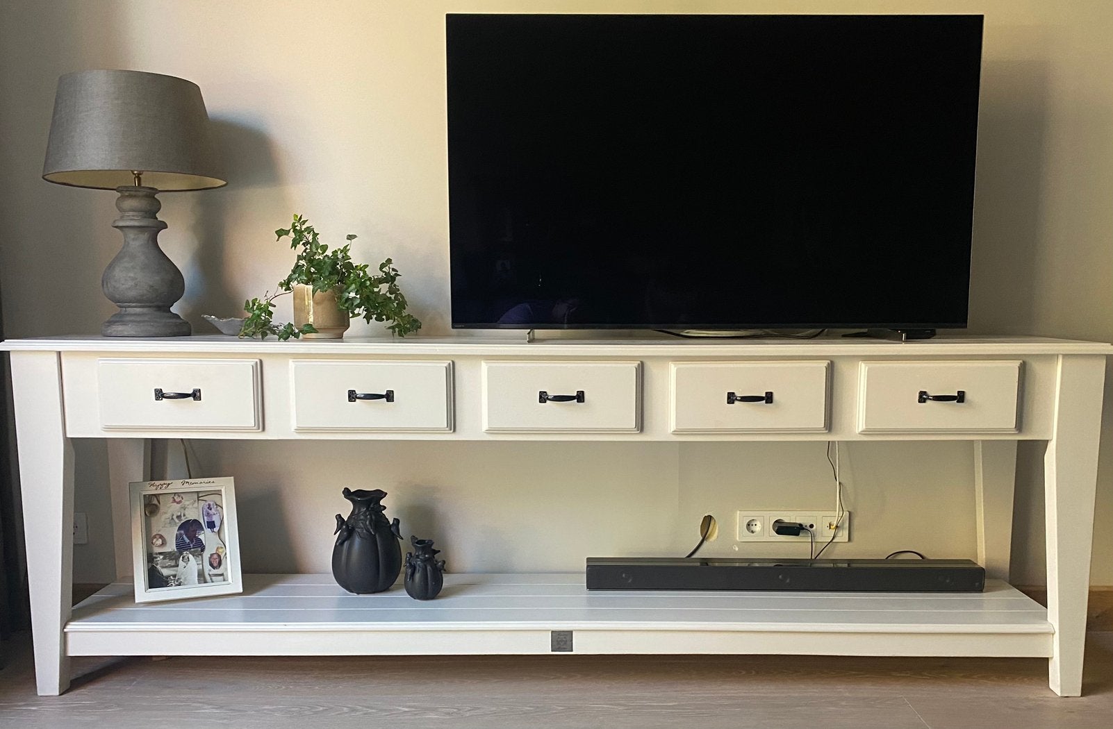 Riviera Maison dressoir, Ophalen, Zo goed als nieuw, 200 cm of meer, Minder dan 100 cm