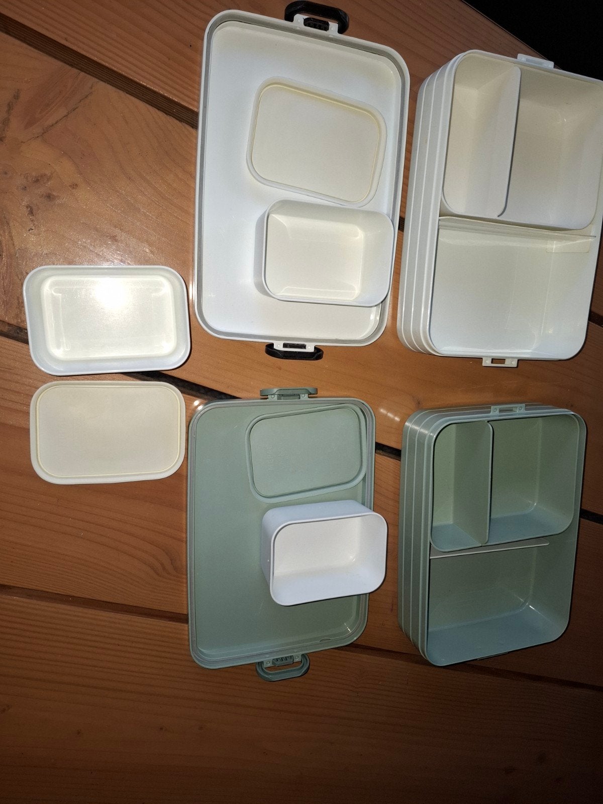 Mepal Lunchboxen en Broodtrommels - Set van 4, Huis en Inrichting, Gebruikt, Kunststof, Ophalen of Verzenden, Broodtrommel