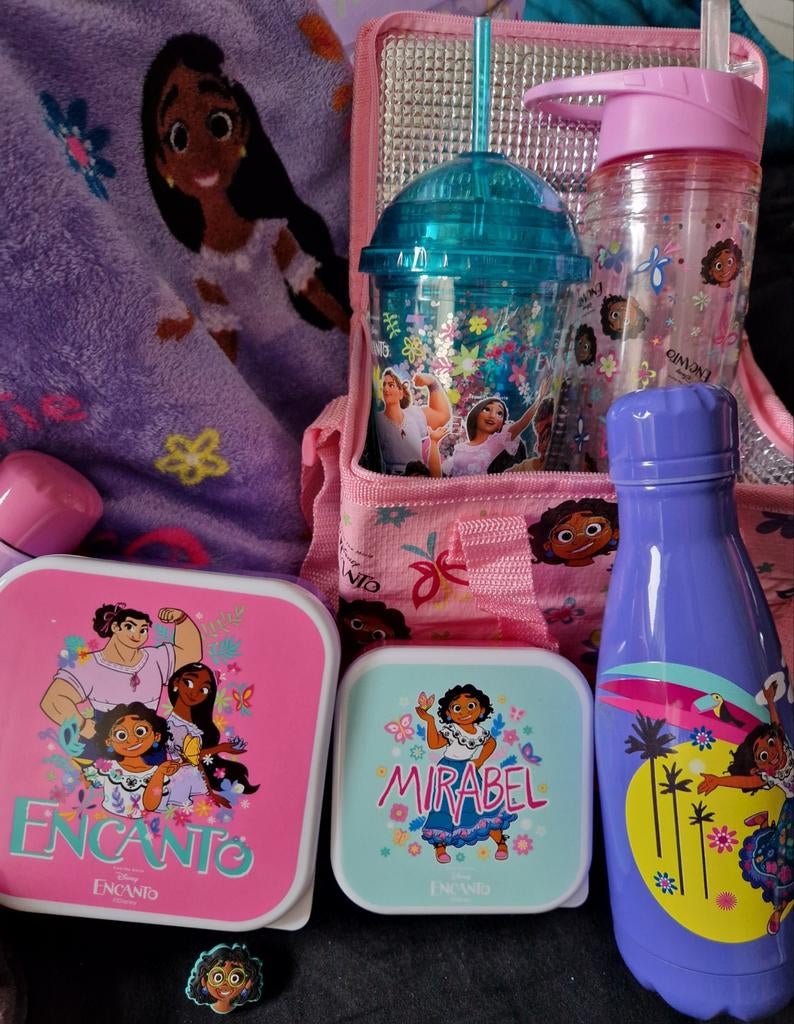 Encanto Lunchset - Nieuwstaat, Kinderen en Baby's, Ophalen of Verzenden, Zo goed als nieuw