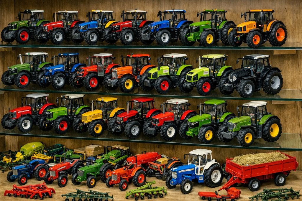 Gevraagd: Verzameling Tractoren Britains Marge Schuco Wiking, Hobby en Vrije tijd, Modelauto's | 1:32, Assen, Tractor of Landbouw