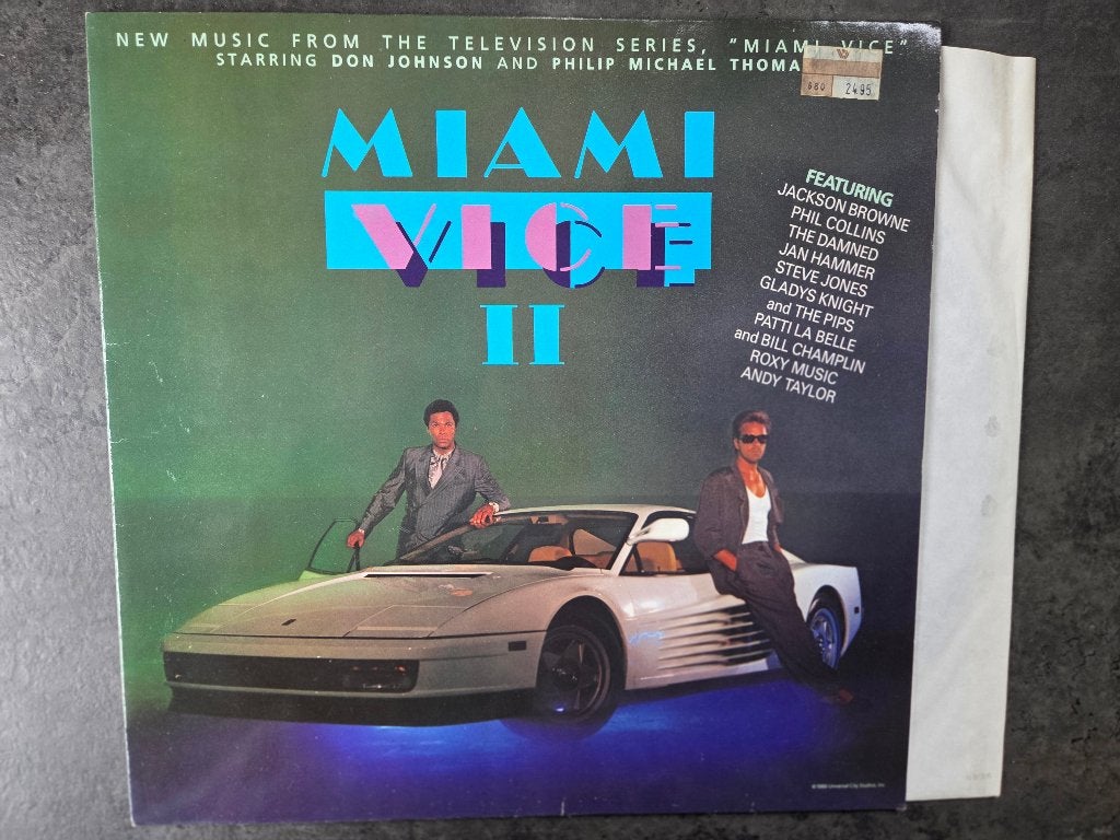 Miami Vice II Soundtrack LP - Diverse Artiesten, LP, Gebruikt, Pop, Ophalen of Verzenden