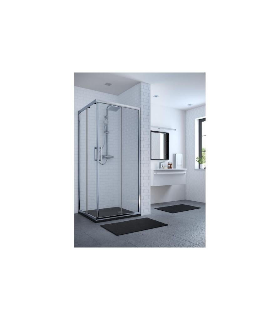 Douchecabine 80cm hoek schuifdeur, Ophalen of Verzenden, Nieuw, Douche