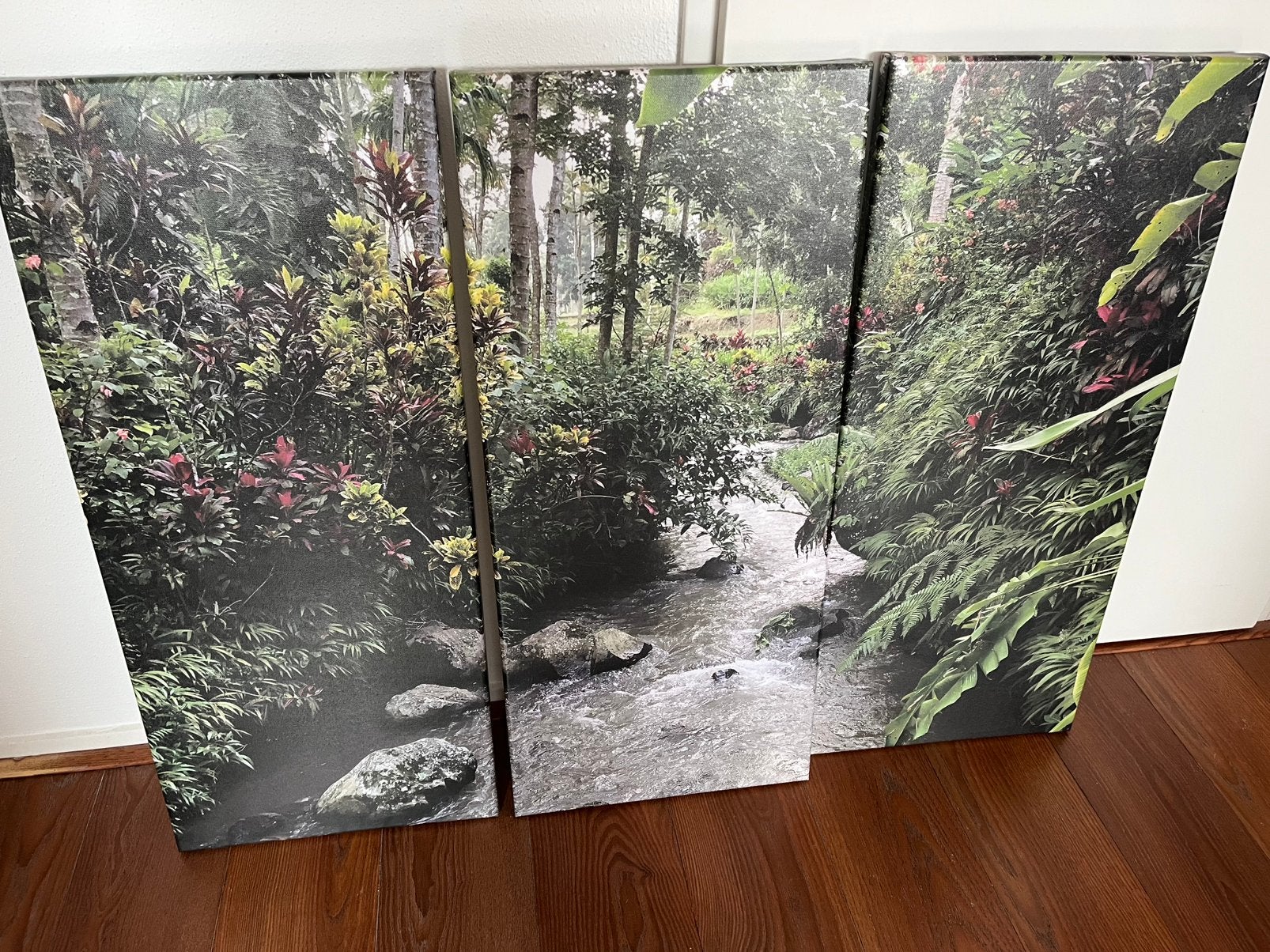 Drie luik schilderij, Ophalen, Zo goed als nieuw, Minder dan 50 cm, Schilderij