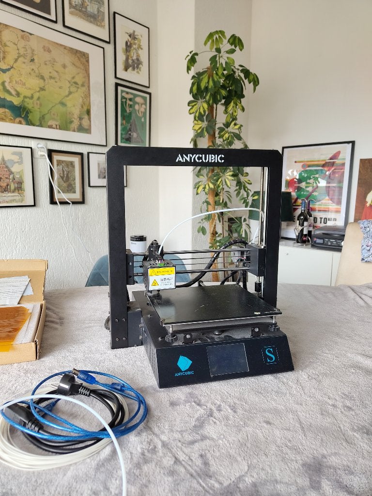 Anycubic Mega-S 3D printer - ideaal voor beginners, Ophalen, Gebruikt, Filament, Anycubic