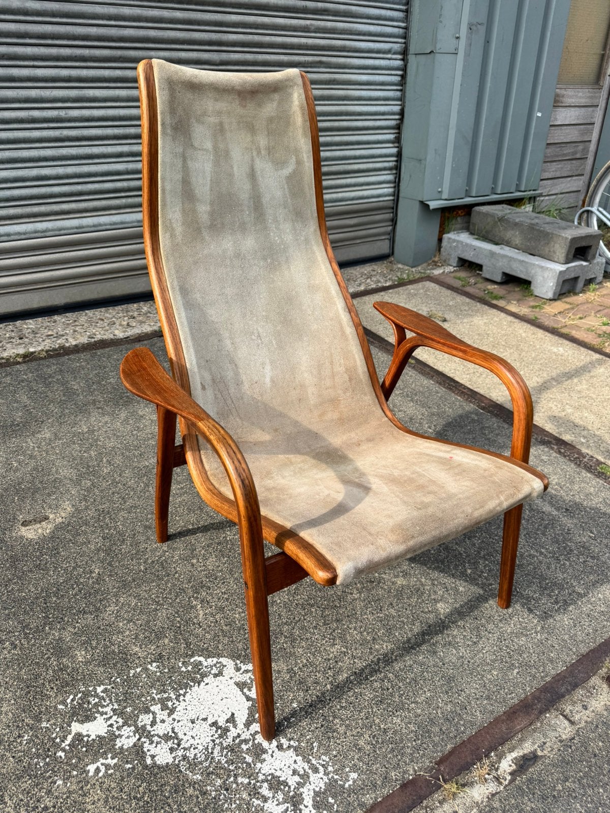 Vintage Lamino stoel van Yngve Ekström voor Pastoe, Ophalen, Gebruikt, Bruin, Vintage zweeds, pastoe, yngve ekstrom