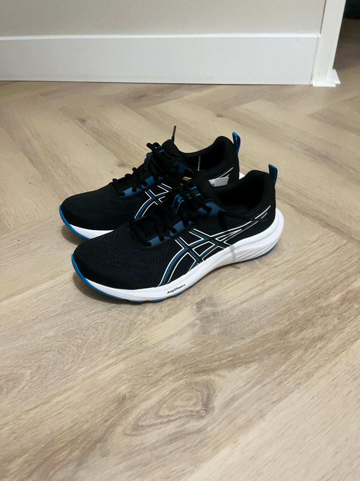 ASICS hardloopschoenen zwart/blauw, Hardloopschoenen, Nieuw, Ophalen of Verzenden, Hardlopen