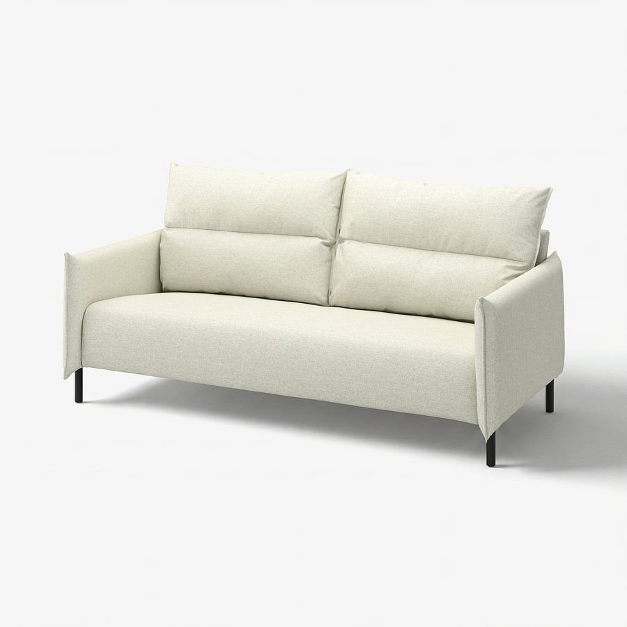 mannarp drie zits bank ikea nieuw in doos te koop, Ophalen, Nieuw, 75 tot 100 cm, Driepersoons