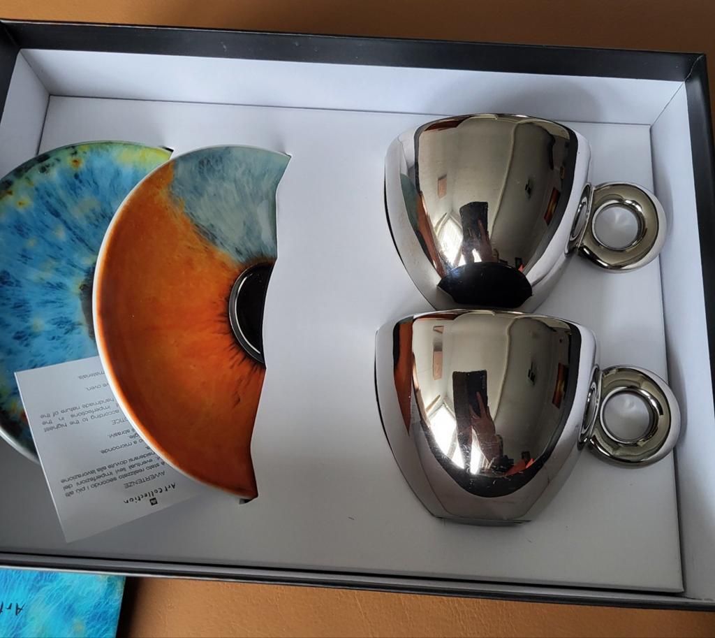 Illy Art Collection Marc Quinn Cappuccino Kopjes 2018, Ophalen, Nieuw, Overige stijlen, Kop(pen) en/of Schotel(s)