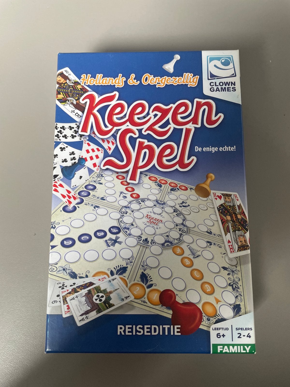 Keezen Spel Reiseditie - Hollands & Oergezellig, Hobby en Vrije tijd, Een of twee spelers, Ophalen of Verzenden, Gebruikt, Reisspel