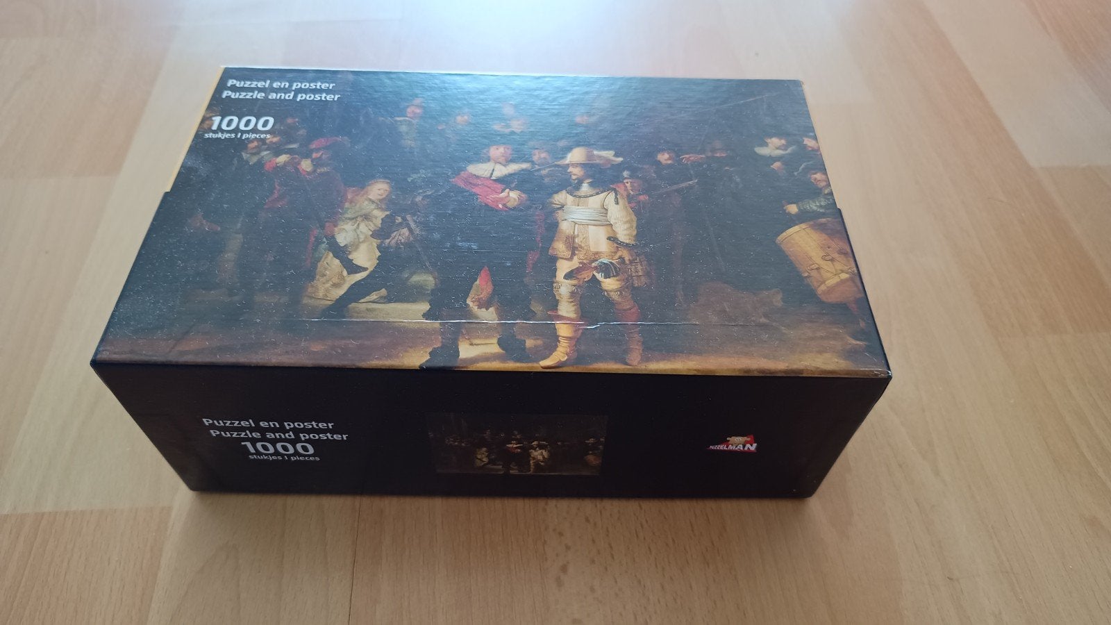 puzzel Nachtwacht, Ophalen of Verzenden, 500 t/m 1500 stukjes, Zo goed als nieuw, Legpuzzel