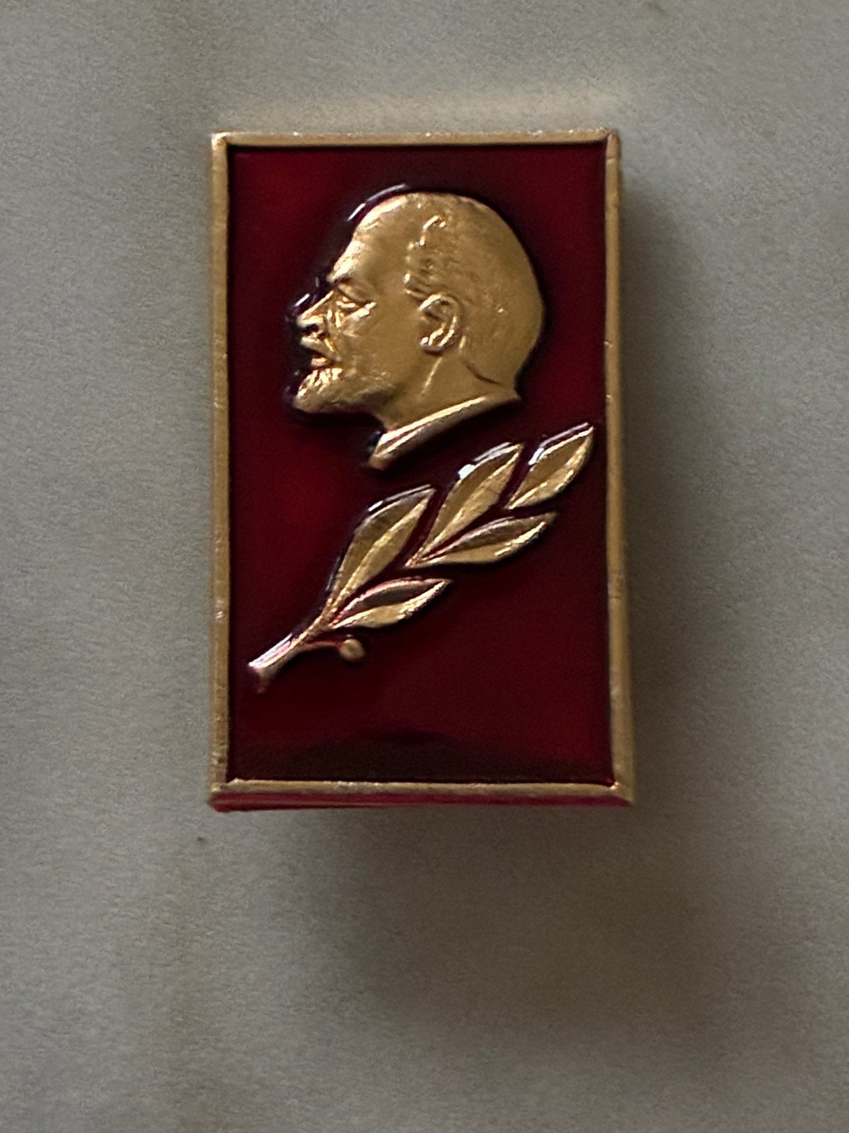 Vintage Lenin Sovjet speld, Verzamelen, Speldjes, Pins en Buttons, Ophalen of Verzenden, Zo goed als nieuw, Stad of Land, Speldje of Pin