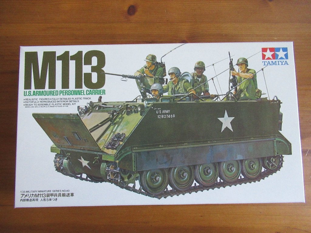 M113  (Tamiya 1/35), Hobby en Vrije tijd, Tank, 1:32 tot 1:50, Nieuw, Ophalen of Verzenden