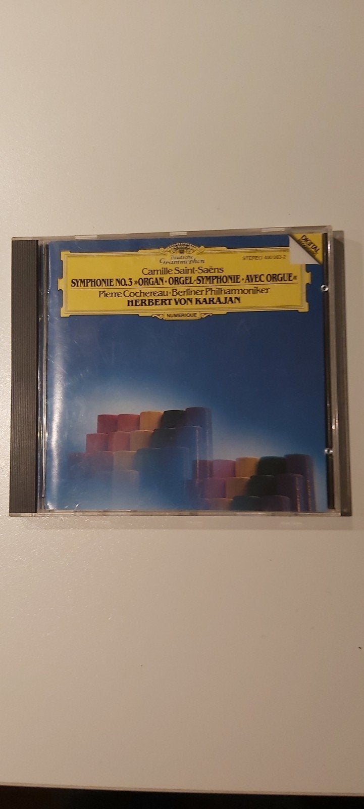 Saint-Saëns: Symfonie nr. 3 'Orgel' - Karajan CD, Ophalen of Verzenden, Romantiek, Zo goed als nieuw, Orkest of Ballet