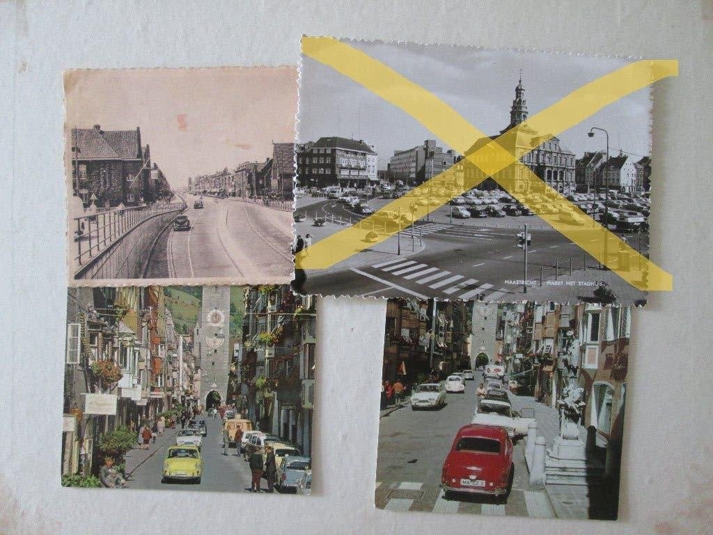 auto VW kever DAF Citroen, Verzamelen, Ansichtkaarten | Themakaarten, Ophalen of Verzenden, 1960 tot 1980, Gelopen, Voertuig