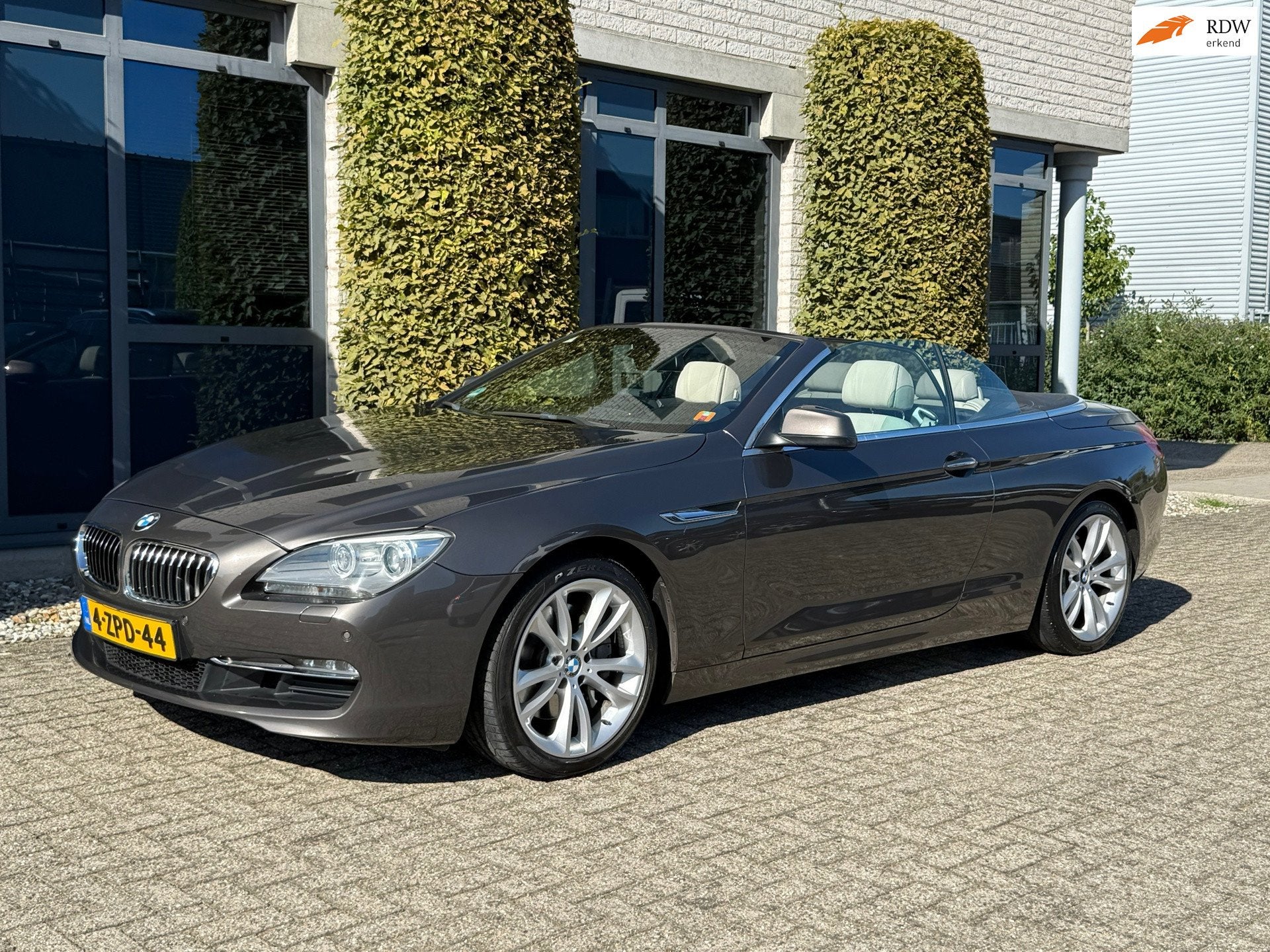 BMW 6-serie Cabrio 640i High Executive, Auto's, Euro 5, Achterwielaandrijving, Gebruikt, Leder