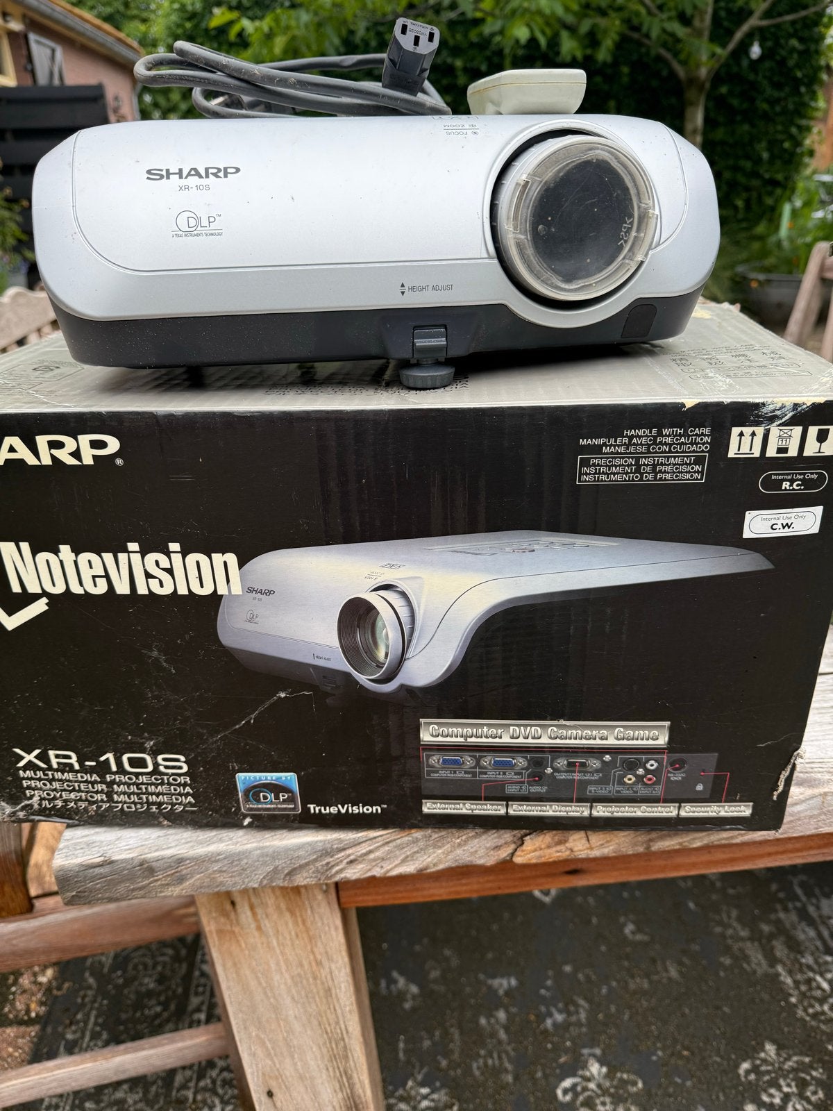Sharp Beamer XR-10S DLP Projector, Ophalen of Verzenden, Gebruikt, DLP, Overige resoluties