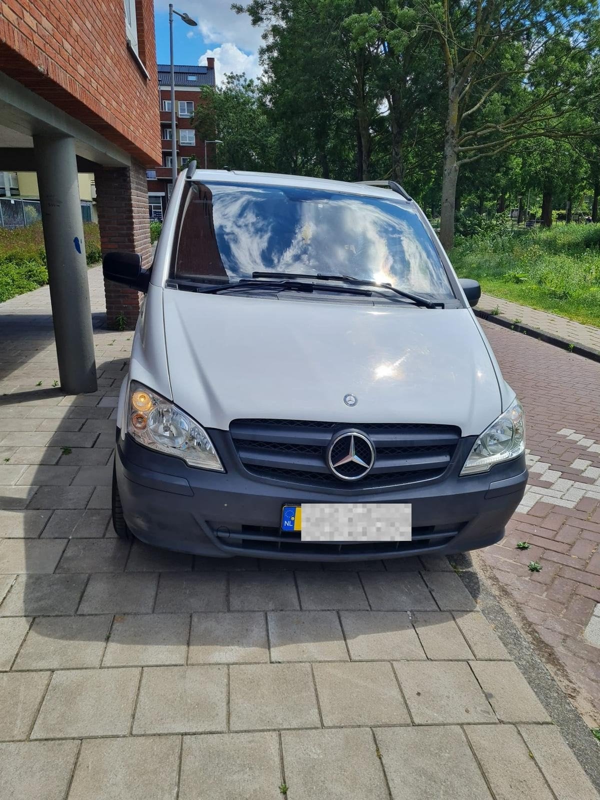 Mercedes-Benz Vito 110 CDI Dubbele Cabine – 2014 | 300.000km, Auto's, Wit, Mercedes-Benz, Particulier, Te koop