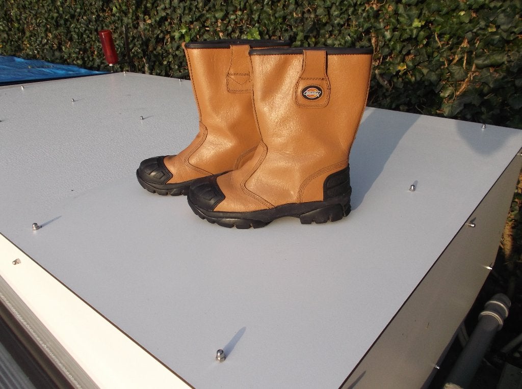 Veiligheidslaarzen met wol gevoerd (Dickies), Kleding | Heren, Schoenen, Ophalen, Bruin, Zo goed als nieuw, Werkschoenen