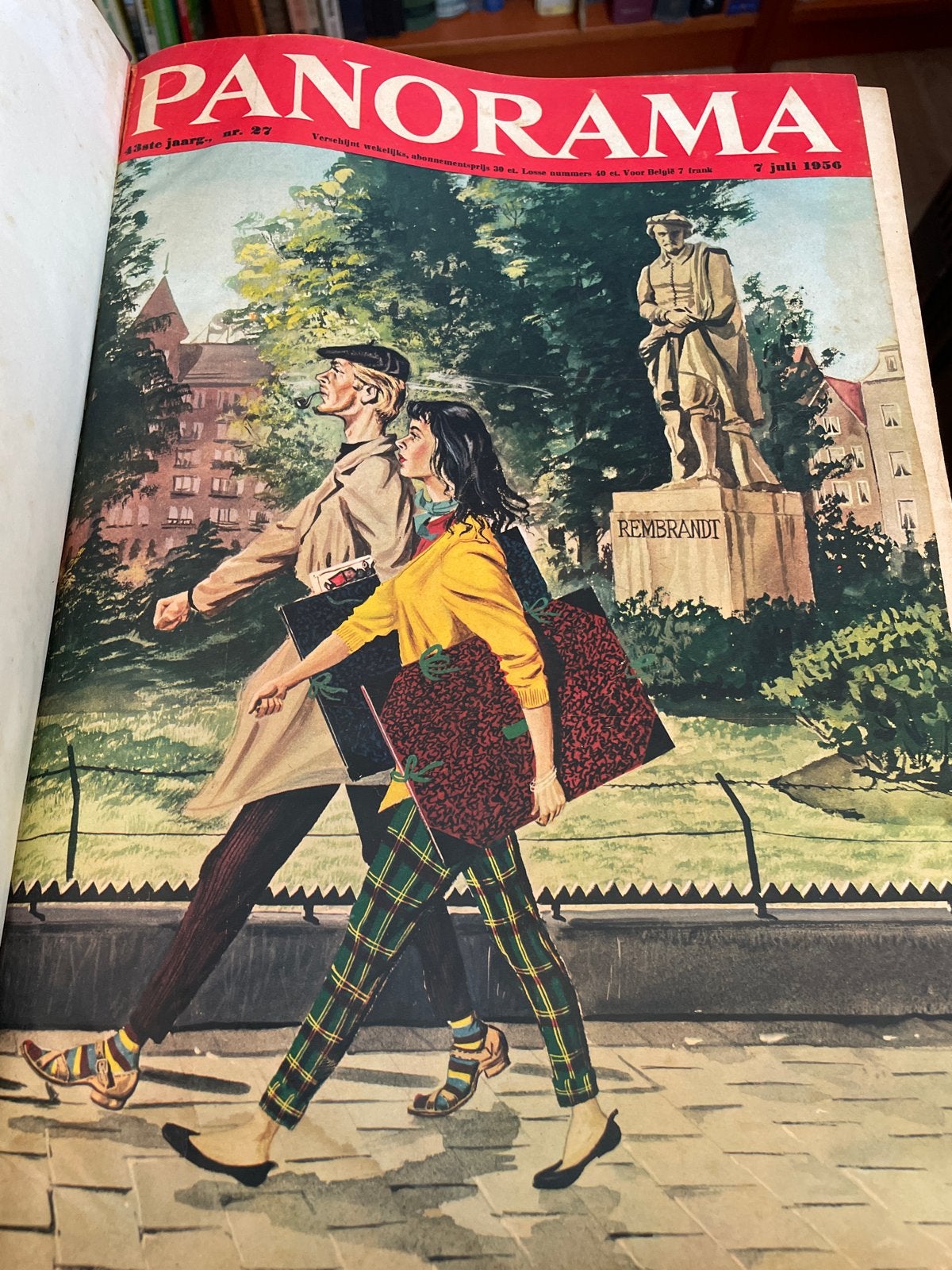 Panorama Magazine Jaargang 1956 - tweede helft gebonden, Ophalen of Verzenden, Gelezen, Overige typen
