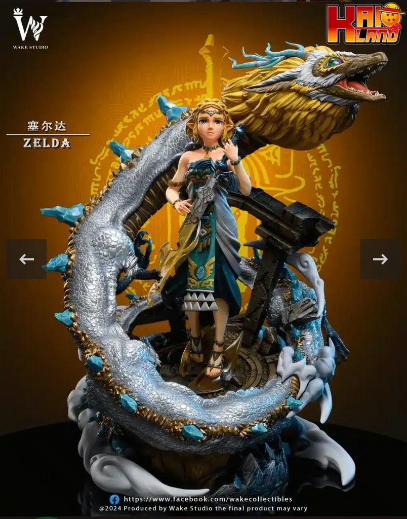 The Legend of Zelda Wake studio Zelda x Dragon Resin Statue, Verzamelen, Beelden en Beeldjes, Ophalen, Zo goed als nieuw