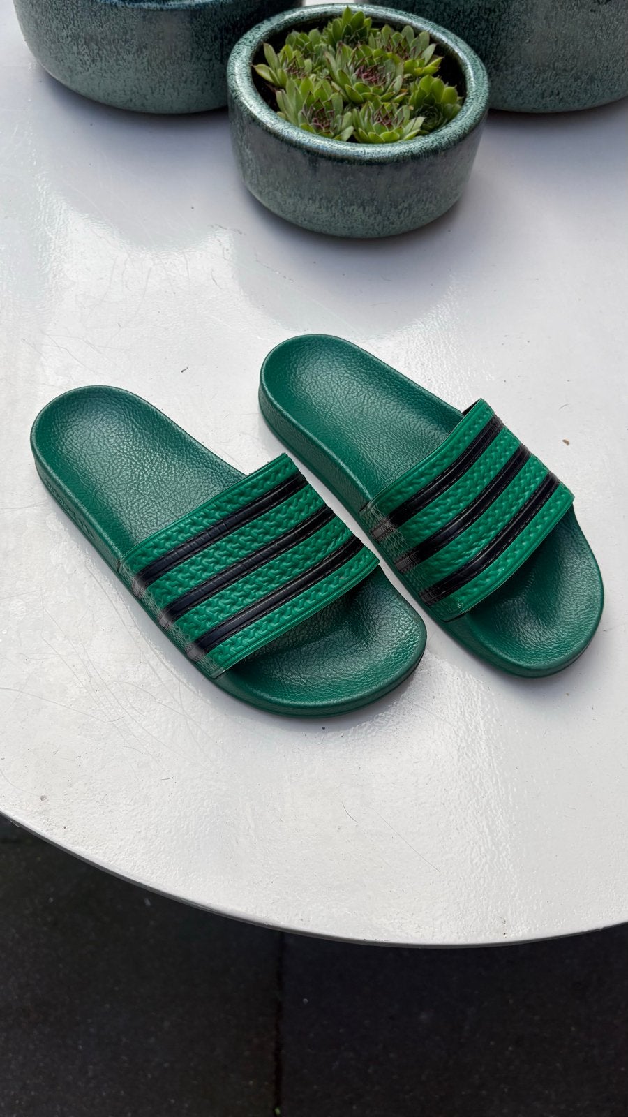 Adidas Adilette Slippers Groen Maat 39, Ophalen, Gedragen, Groen, Slippers