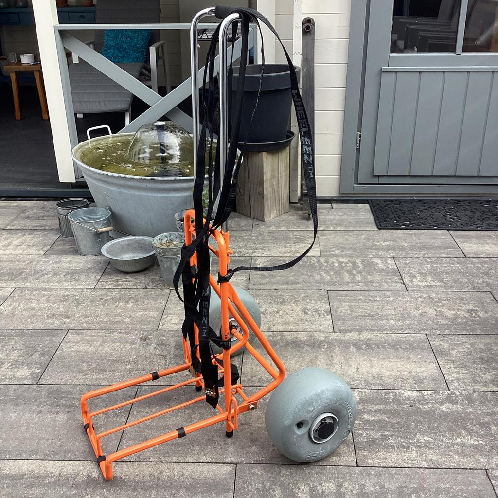 Stevige Strandkar met Grote Wielen - Ideaal voor het Strand, Caravans en Kamperen, Kampeeraccessoires, Ophalen, Zo goed als nieuw