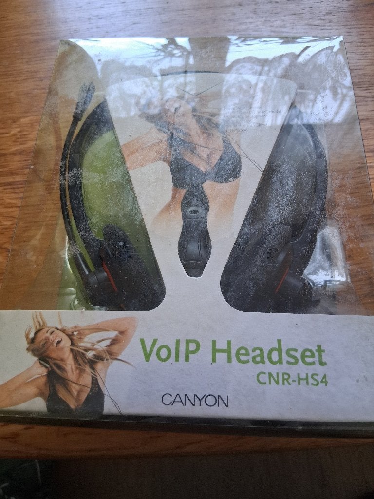 headset met koptelefoon en snoer, Zo goed als nieuw, Over-ear, Zwart, Ophalen