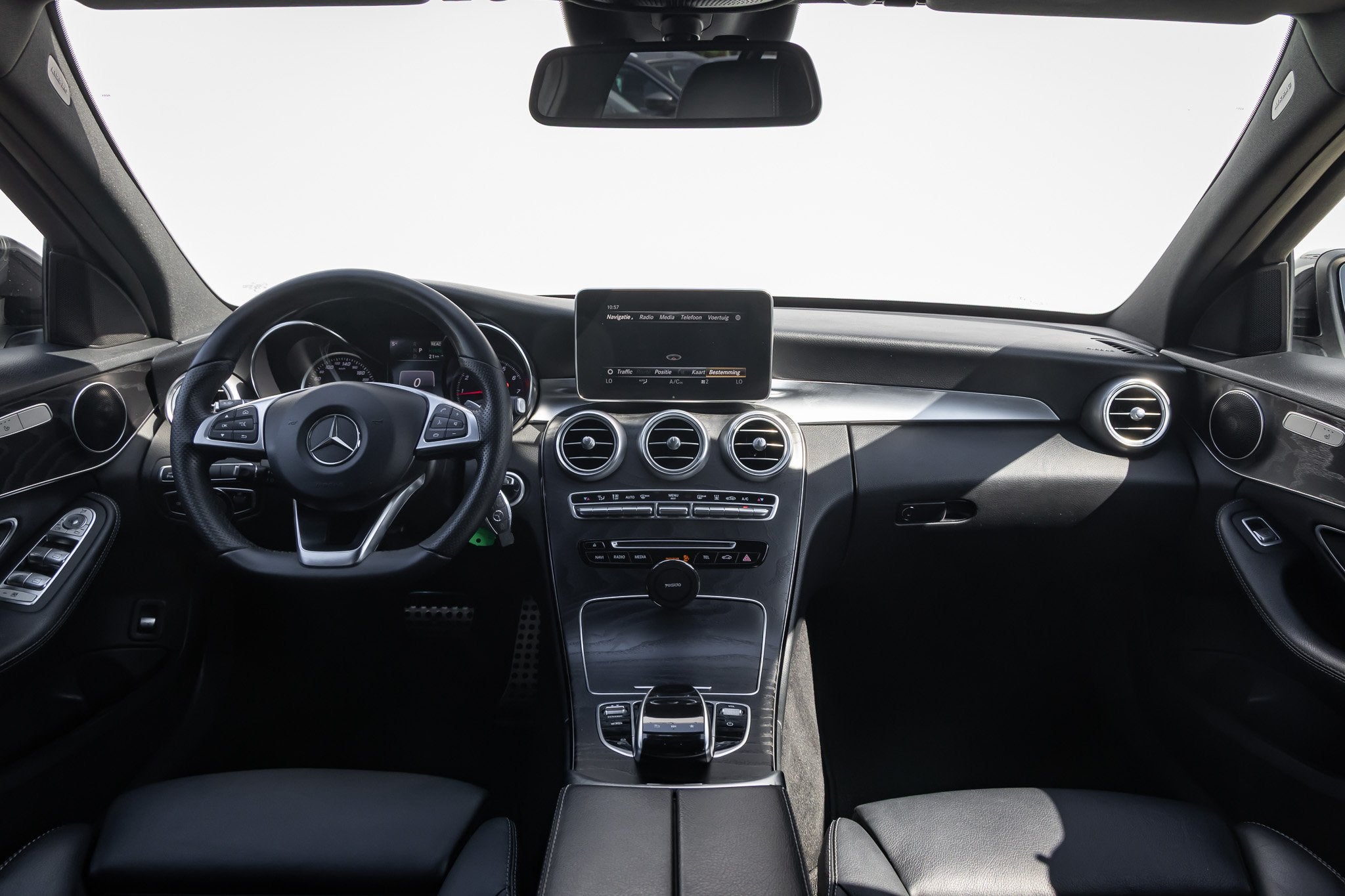 Mercedes-Benz C-Klasse Estate 350 e (bj 2018, automaat), Auto's, Mercedes-Benz, Automaat, Gebruikt, Euro 6, 4 cilinders