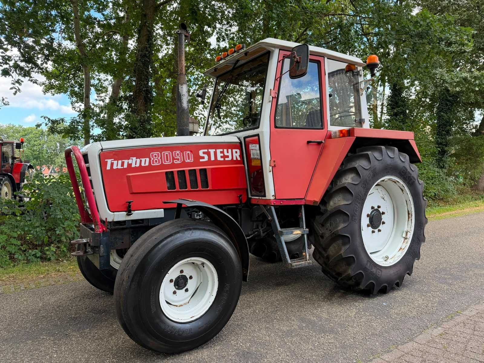1985 Steyr 8090 Turbo Tweewielaangedreven landbouwtractor, Gebruikt, Steyr