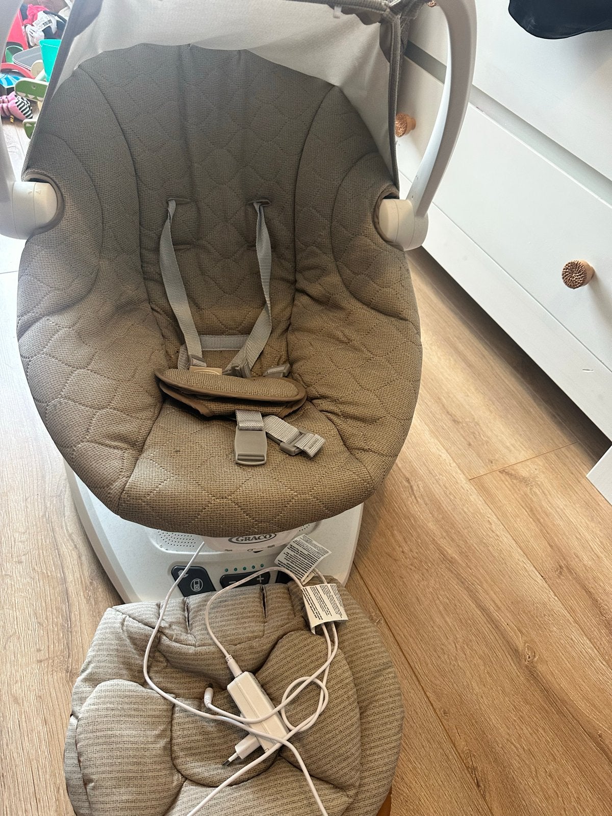 Graco Wipstoel/Schommelstoel met gordels en verstelbaar, Overige merken, Gebruikt, Wipstoel, Ophalen of Verzenden