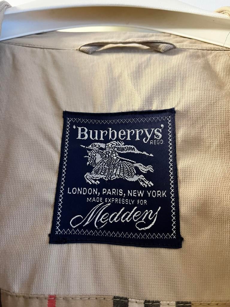 Vintage Burberrys Meddens jas, Ophalen, Zo goed als nieuw, Maat 56/58 (XL), Beige