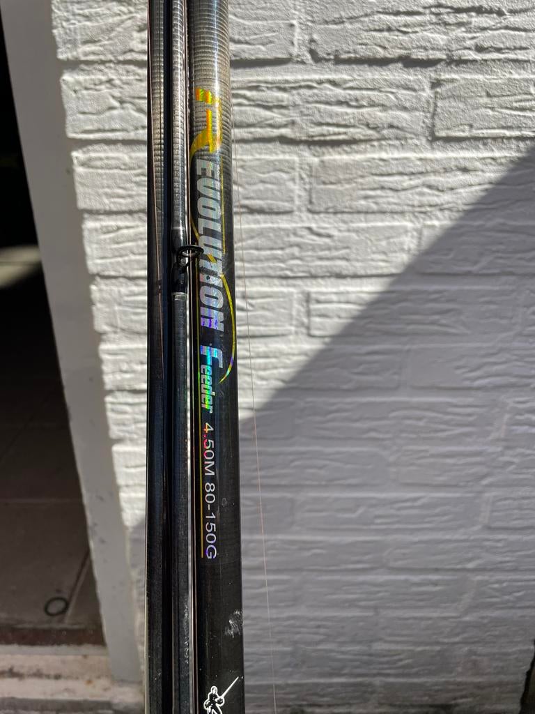 Dam evolutie feeder 4,5 m 150 gr, Ophalen, Zo goed als nieuw, Werphengel