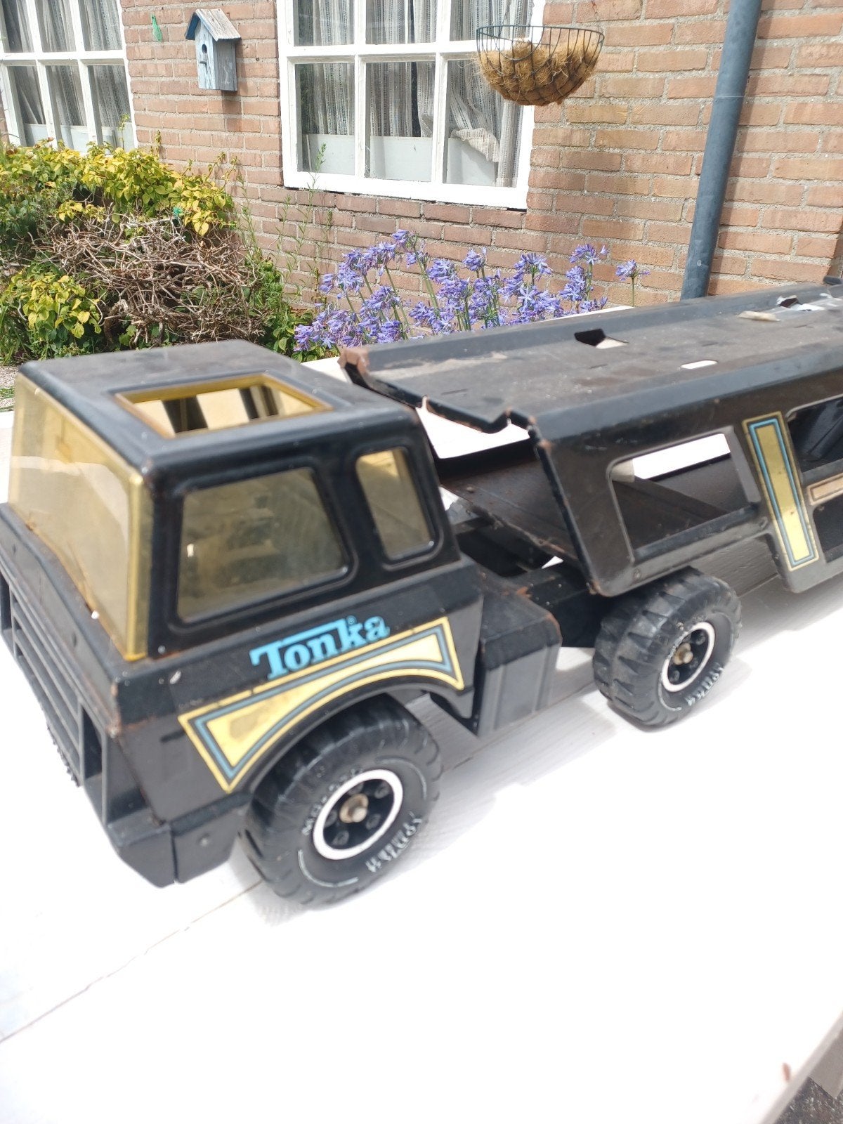 Vintage Tonka Car Transporter Vrachtwagen Speelgoed, Kinderen en Baby's, Speelgoed | Speelgoedvoertuigen, Ophalen of Verzenden