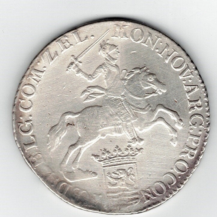 23-2108 Zeeland ducaton 1790, Postzegels en Munten, Vóór koninkrijk, Zilver, Losse munt, Overige waardes