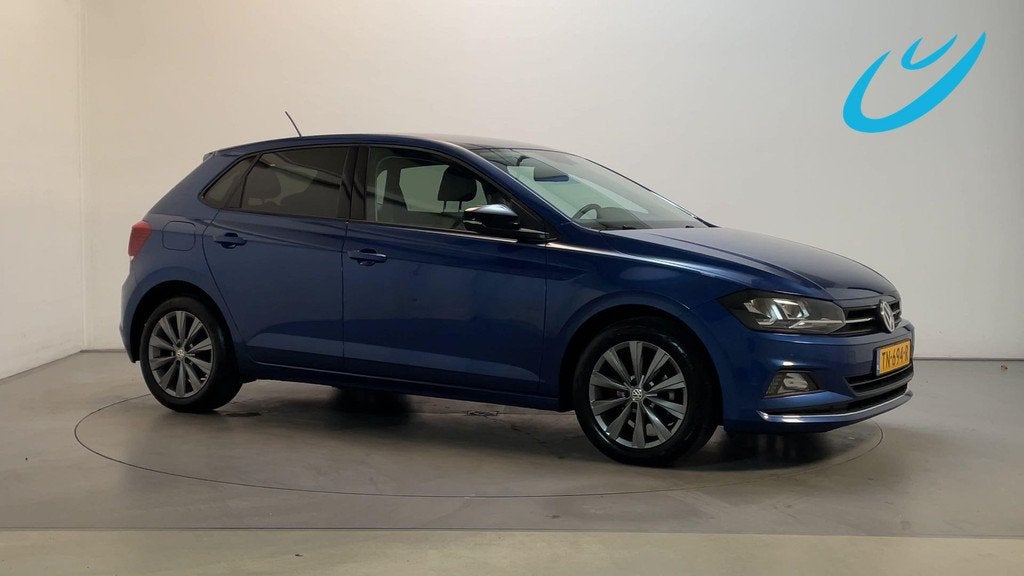 Volkswagen Polo 1.0 TSI Highline Camera Climate Control, Auto's, Voorwielaandrijving, Stof, Met garantie (alle), Blauw