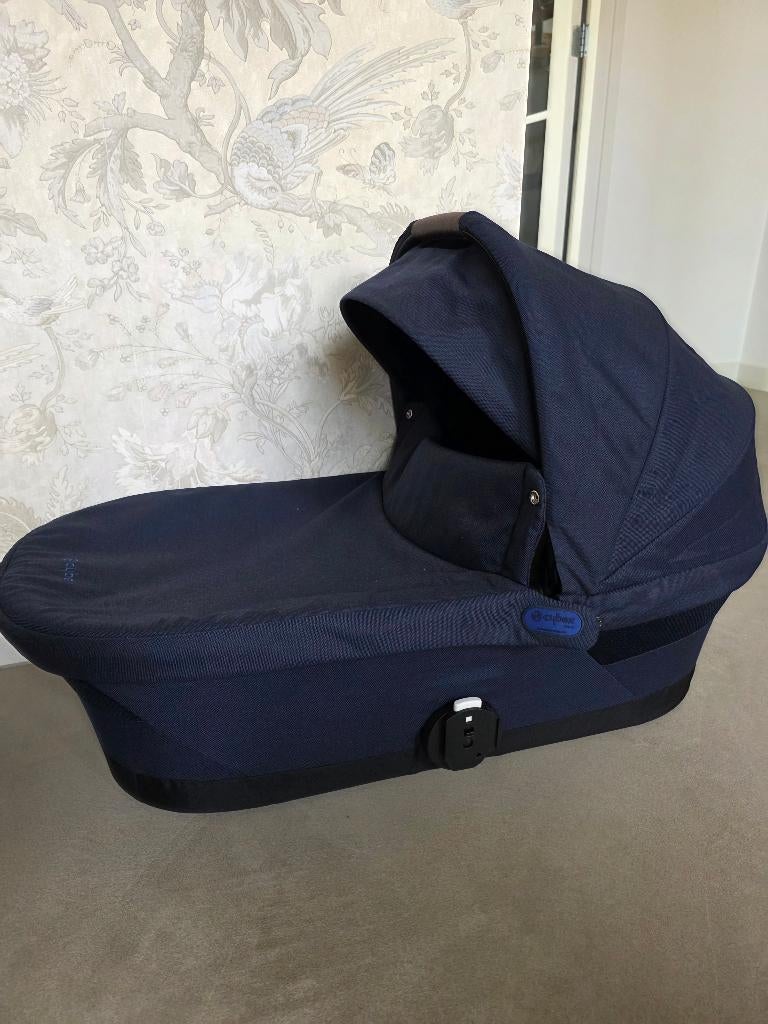 Reiswieg Cybex Gazelle S Cot Ocean Blue - Navy Blue, Ophalen, Zo goed als nieuw, Overige merken, Met reiswieg