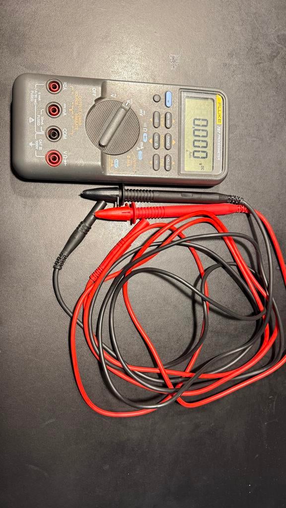 Fluke 787 Processmeter met meetsnoeren, Ophalen of Verzenden, Gebruikt, Multimeter
