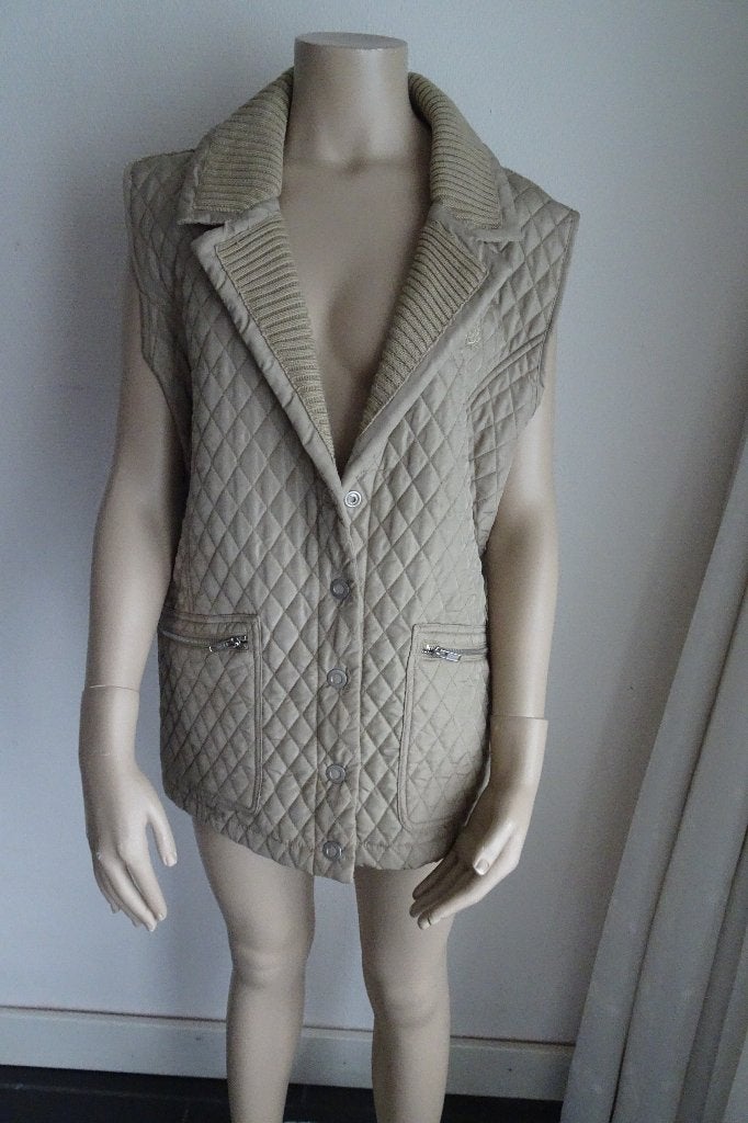 dunne bodywarmer maat 48, Ophalen, Nieuw, Maat 46/48 (XL) of groter, Beige