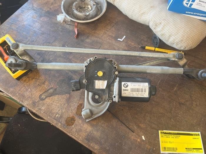 Ruitenwismotor + Mechaniek van een BMW 1-Serie, Gebruikt, -, -, 3 maanden garantie